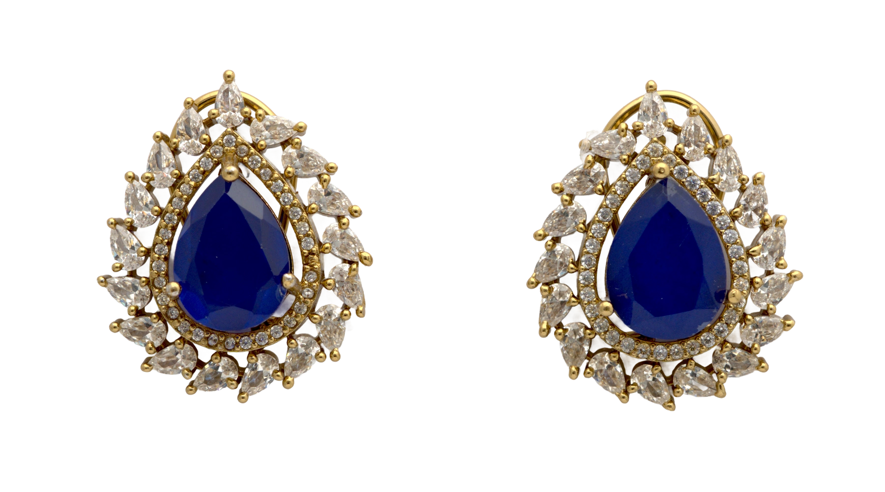 Teardrop Doublet Stud Earrings — view 6