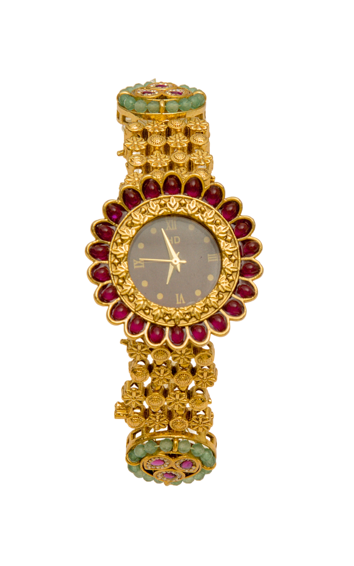 Pearl Fringe Floral Watch - Style 41