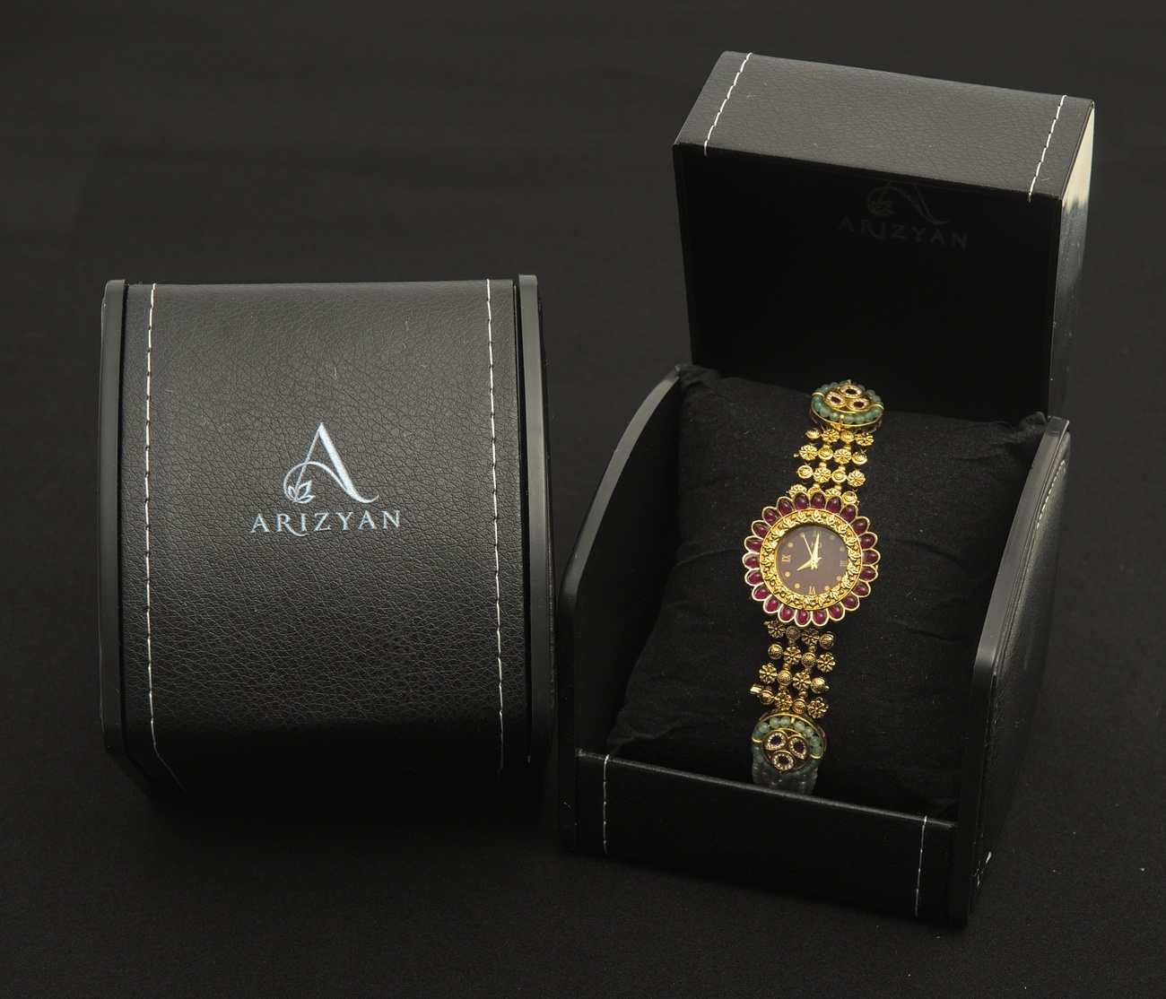 Pearl Fringe Floral Watch - Style 41 — view 3